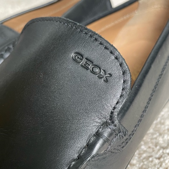 GEOX drivers genuine leather “New Fast Boy” slip-on dress shoes EUC - Picture 1 of 7